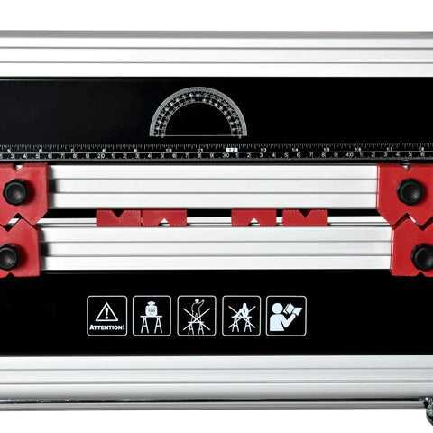 Rootz Work Bench - Foldable Work Bench - Tool Stand - Adjustable Height and Clamps - Carpenter Saw Table - 55 cm x 50 cm x 108 cm