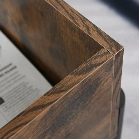 Rootz Salontafel - Bijzettafel - Banktafel - Woonkamertafel - Bruin/Zwart - 118x60x47cm