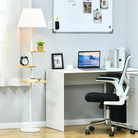 Rootz Floor Lamp - With Shelf - Living Room Floor Lamp - 38 cm x 38 cm x 155 cm