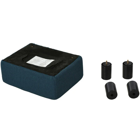 Rootz Footstool - Stool - Blue - 40W x30D x 24H cm