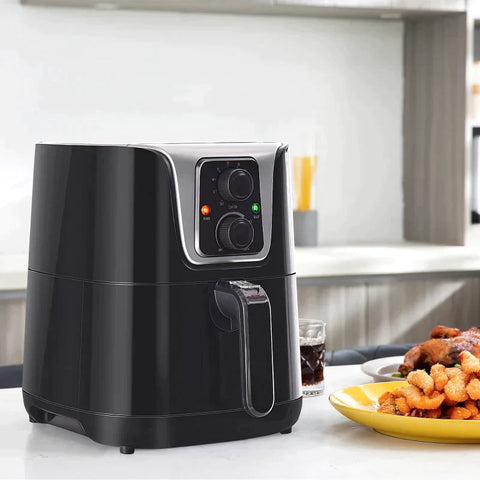 Rootz Airfryer - Heteluchtfriteuse - 4L Airfryer - 1300W Airfryer - 36 cm x 28 cm x 31,5 cm