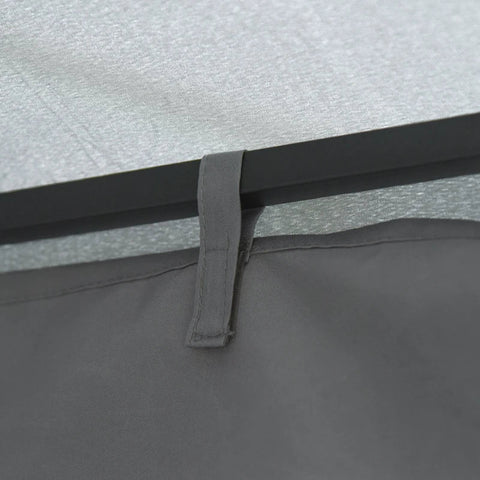 Rootz Metallpavillon – Gartenpavillon – Pavillon für Hochzeitsfeier – 295 cm x 295 cm x 270 cm