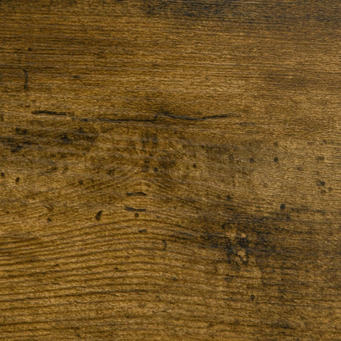 Rootz Kitchen Trolley - Serving Trolley - Industrial Design - 1 Shelf 1 Storage Basket 4 Wheels - Chipboard/Steel - Black/Brown - 40 cm x 30 cm x 62 cm