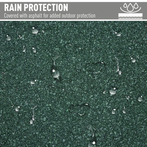 Rootz Opslagschuur - Tuinschuur - Gereedschapsschuur - Tuingereedschapsschuur - Dennenhout - Grijs/Wit - 77 x 58 x 175cm