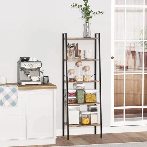 Rootz Bookcase - Bookshelf - Storage Rack - Storage Space - 56cm x 34cm x 160cm