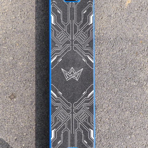 Rootz Stunt Scooter – Stunt Scooter für Kinder – Kick Scooter – Fun Scooter mit Deck-Gummigriffen – Aluminium – Blau – 68 x 46 x 84 cm