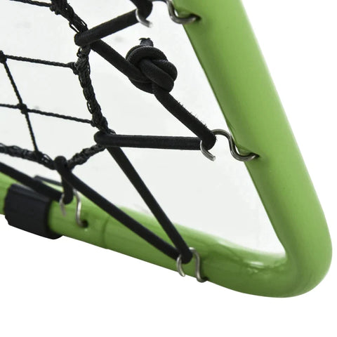 Rootz Rebounder Net - Adjustable Rebounder Net - Training Goal Set - Rebound Wall Net - Green/Black - 75 x 75 x 64 cm