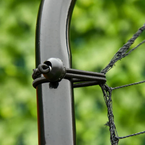 Rootz Voetbal Rebound Net - Verstelbare Hoek - Hoogte Verstelbaar - Rebounder Kickback - Zwart - 123cm x 73cm x 178,5cm