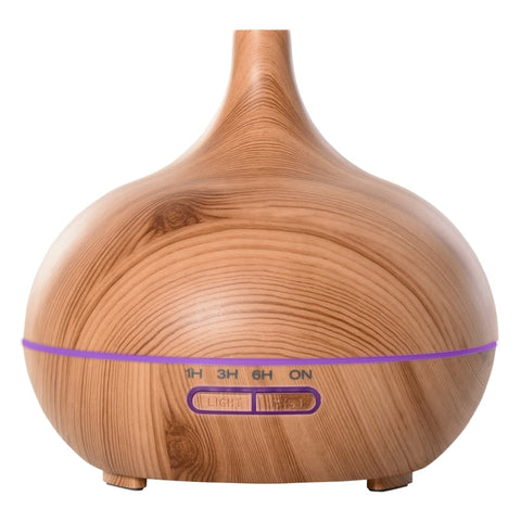 Rootz Aroma Diffuser - Oil Diffuser & Water Humidifier - Humidifier with 7 Color - LED Lights - Home - Office - Bedroom - Essential Oils - Natural - 400 ml