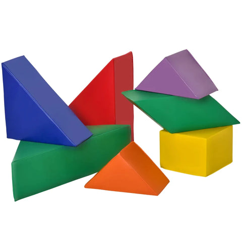 Rootz Soft Play Set - Building Block Set - Tangram Laying Game - Foam Building Blocks - Building Toys