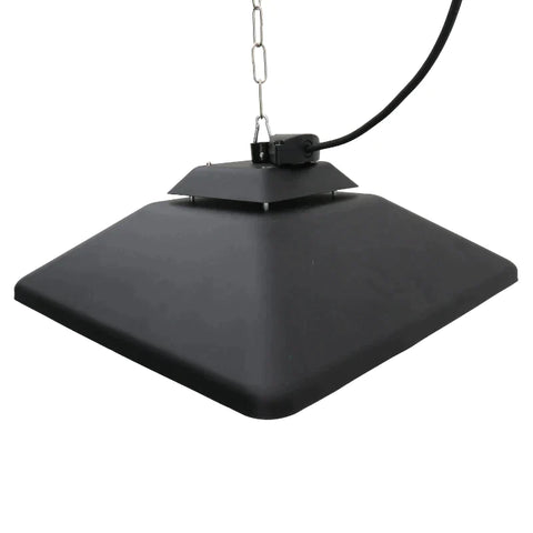 Rootz Ceiling Heater - Radiant Heater - LED Lighting - Remote Control - 2000w - 43x43x25cm