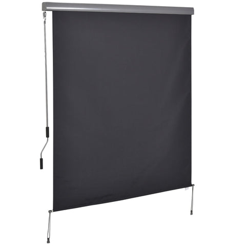 Rootz Vertical Awning - Balcony Awning - Awning - Window Roller - Dark Gray - 160 x 250 cm