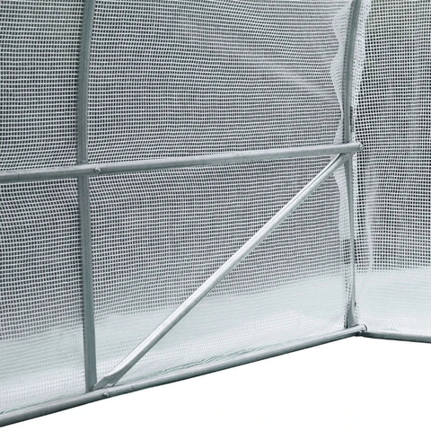 Rootz Greenhouse - Foliekas - Inloopkas - Cold Frame - Wit - 570 x 292 x 195 cm