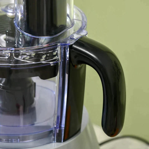 Rootz Food Processor - Mixing Bowl - Multi-chopper 7-in-1 Function Cutting - Chopping - Whisking - Chopping - Grinding - Mixing And Mixing 3 Speed Settings - Silver - 23.5L x 21W x 17.5H cm