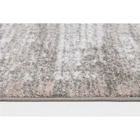 Rootz Rug - Short-Pile Rug - Low Pile Carpet - With A Mottled Pattern - Rug Pad - Woven Carpet - Carpet - Mat - Polypropylene - Beige - 140 x 67 x 1 cm