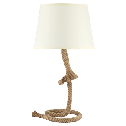 Rootz Nachttischlampe – Tischlampe – Wohnzimmer – Schlafzimmer – Arbeitszimmerlampe – Beige + Braun – 21 cm x 18 cm x 46 cm