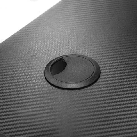 Rootz Gaming Table - Computer Desk - Monitor Shelf - PC Table - Office Desk - Black - 120 X 60 X 73 Cm