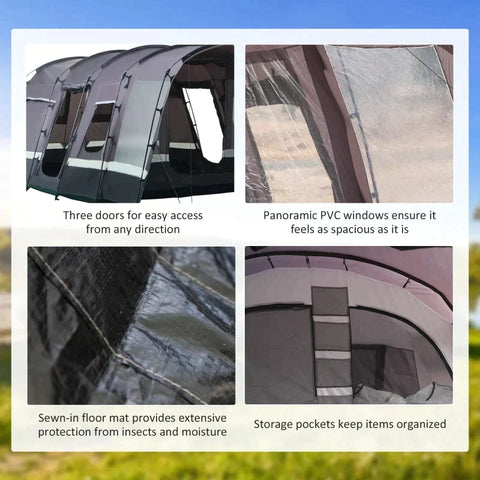 Rootz TV Bench - TV Dresser - TV Table - With 2 Shelves - 2 Cabinets - Chipboard - White - 120 x 39.5 x 40 cm