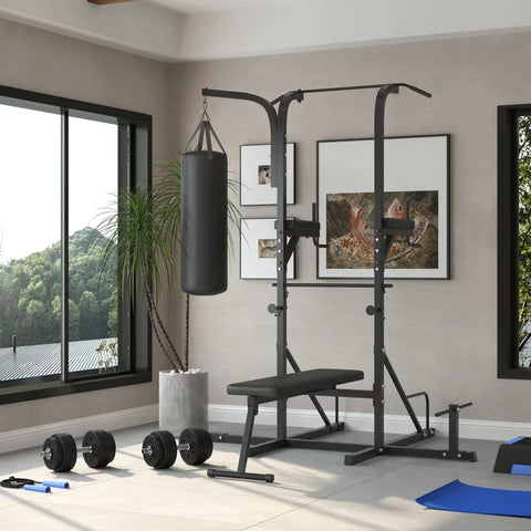 Rootz Dumbbell Set - 30KG Dumbbell Set - met halterschijven - voor Home Office Gym - Staal - PU - Krachttraining - Zwart