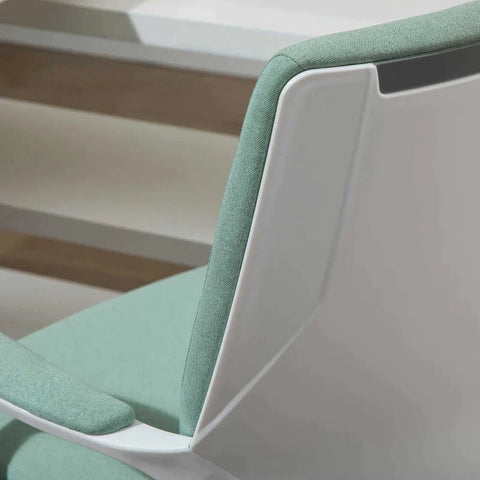Rootz Office Chair - Desk Chair - Home Office - Chair With Rocker Function - Green/White - 62x69x92-100 Cm