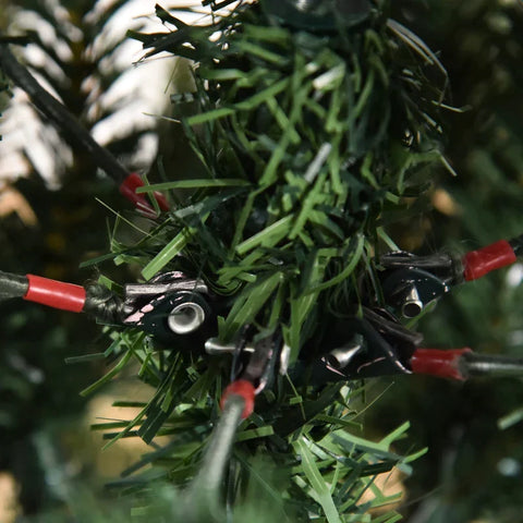 Rootz Christmas Tree - Artificial Christmas Tree - 1.5 M Christmas Tree - PVC PE - Metal - Green - Ø105 x 150 cm