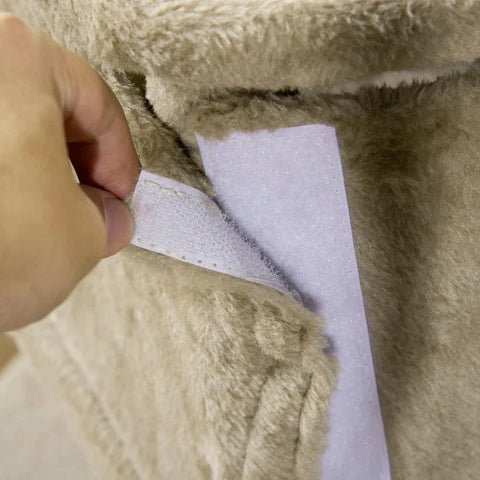 Rootz Cat Tree - Scratching Post With 1 Cat Cave - Cat House - Bed And Toy Ball -  Brown + Cream White - 55 cm x 55 cm x 94 cm