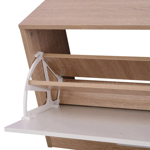 Rootz Wardrobe Set - Shoe Cabinet - Wall Mirror - Wardrobe - 4 Hooks - 30 X 100 cm