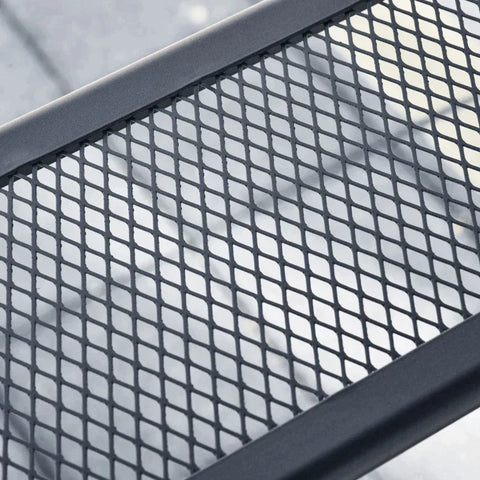 Rootz Gazebo - Barbecue Gazebo - Garden Tent - Balcony Gazebo - Flame Retardant Double Roof - Grey - 245 x 148 x 252 cm