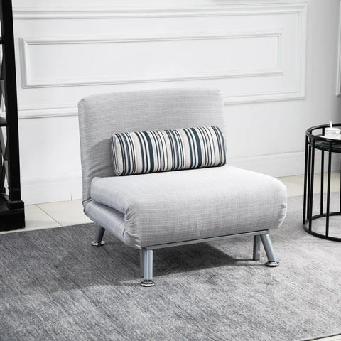 Rootz Adjustable Sofa - Folding Bed - Guest Bed - Sofa Bed - Folding Mattress - Gray - 75 X 70 X 75 Cm