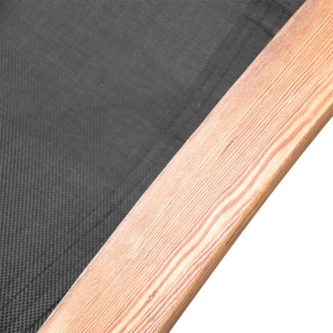 Rootz Sonnenliege – Strandliege – Gartenliege – Loungesessel – Liege – Loungesessel mit Kissen – bequeme Sonnenliege – Schwarz – 165 x 72 x 86 cm