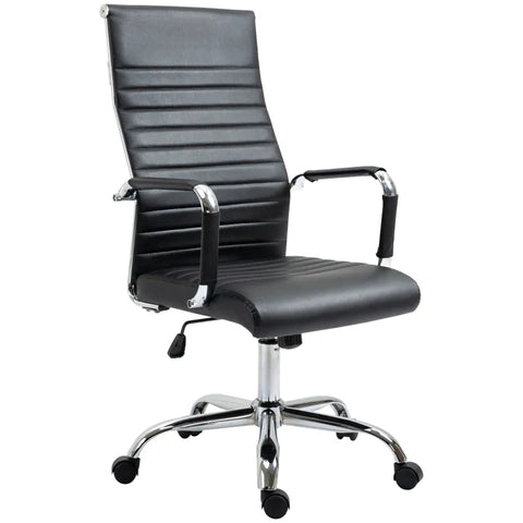 Rootz Office Chair - Desk Chair - Gaming Chair - Swivel Chair - Work Chair - Casual Office Chair - Ergonomic Chair - Black - 54 x 62 x 104-114 cm