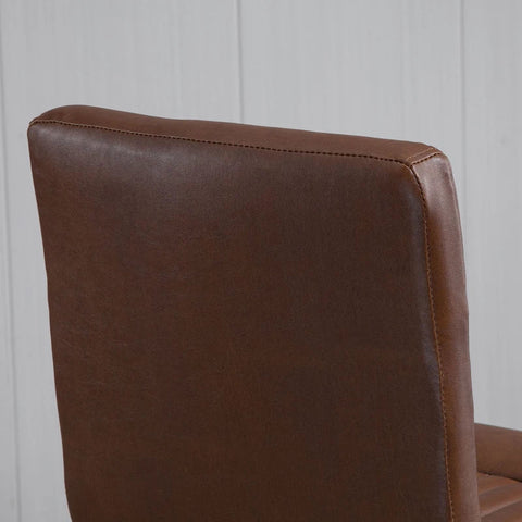 Rootz Barhocker – Küchenstuhl – Hoher Esstischstuhl – Braun/Schwarz – 54 cm x 57 cm x 112 cm