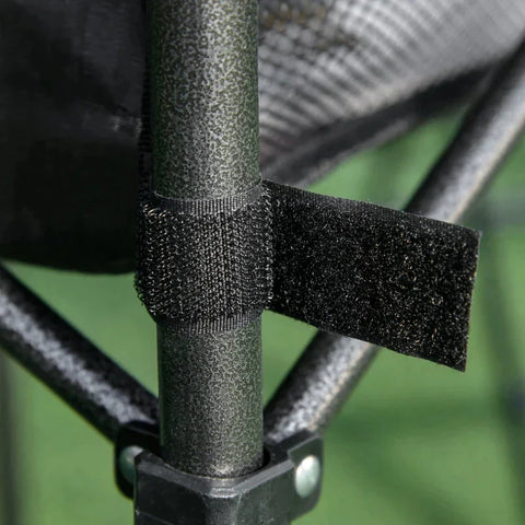 Rootz Garden Table - Aluminum Folding Table - Camping Table With Storage Bag - Portable For Garden Beach Picnic - Charcoal Grey - 70 cm x 70 cm x 69 cm