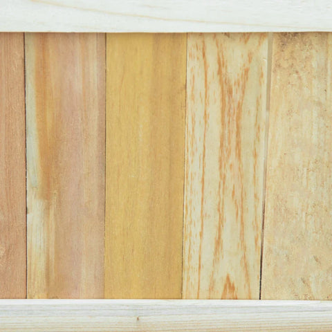 Rootz Plantenbak - Opklapbaar verhoogd bed - Massief hout - Weerbestendig - Naturel - 70cm x 30cm x 25cm