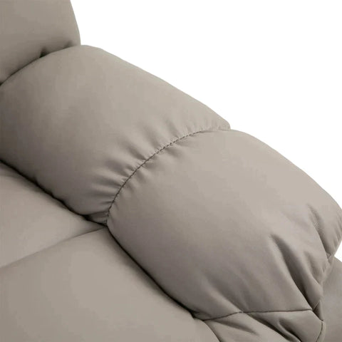 Rootz Massage Chair - Electric Massage Chair - Relaxation Chair - Tv Chair - 8 Massage Function - Tiltable With Remote Control - Imitation Leather - Grey - 94 x 99 x 99 cm