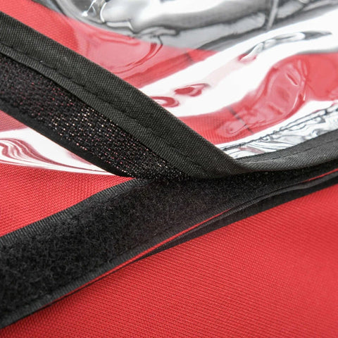 Rootz Bike Trailer - Children's Trailer - Child Bike Trailer - Foldable Bike Trailer - 360° Rotatable - Rain Cover - Red/Black - 160 x 84 x 106 cm