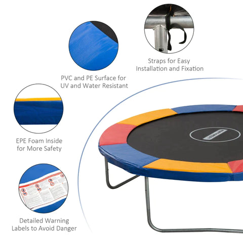 Rootz Trampoline Rim Cover - Rim Cover - Trampoline Edge Cover - Edge Cover - Trampoline - Colorful - Φ305cm