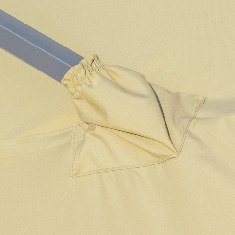 Rootz Cantilever Umbrella - Parasol Cantilever - Parasol - Umbrella - Sun Protection - 360° Rotation - Khaki - 298L x 298W x 269H cm