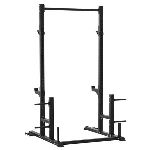 Rootz Halterbank - Multi-Gym - Gym Halterbank - Met Optrekstang - Staal - Zwart - 140 x 171 x 228 cm