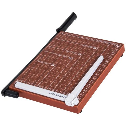 Rootz Paper Cutting Machine - A4 Paper Cutting Machine - Paper Cutter - Paper Cutting Tool - Professional Paper Cutter - Desktop Paper Cutting Tool - Home And Office Paper Cutter - Brown - 48 x 26.5 x 5cm