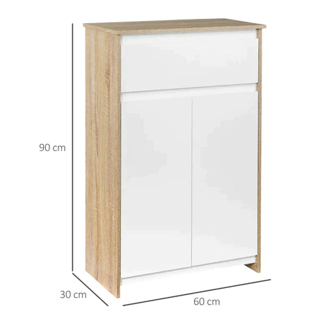 Rootz Bathroom Cabinet - Bathroom Shelf - Storage Cabinet - Wall Cabinet - 60 cm x 30 cm x 90 cm