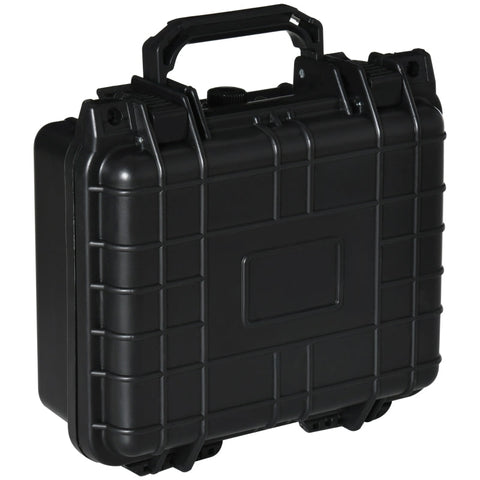 Rootz Werkzeugkoffer – Outdoor-Schutzbox – 2 Räder – 2 Griffe – wasserdichter Wertkoffer – mit Luftventil – Schwarz – 26 cm x 22 cm x 12 cm