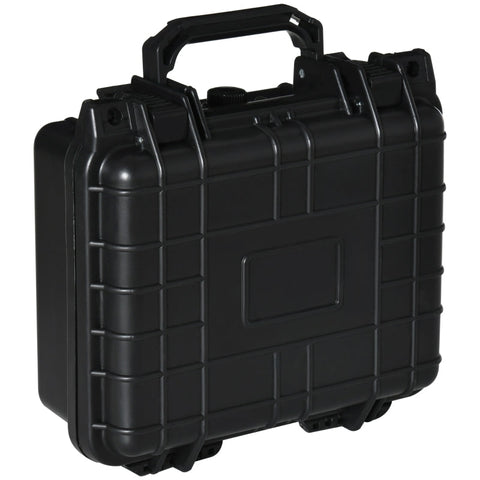 Rootz Tool Cases - Outdoor Protection Box - 2 Wheeled - 2 Handle - Waterproof Valuables Case - With Air Valve - Black - 26cm x 22cm x 12cm