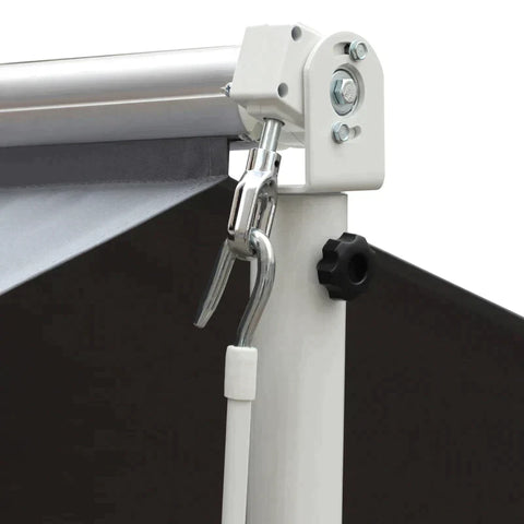 Rootz Awning - Stand Awning - Garden Awning - Folding Arm Crank - Grey - 3x3m