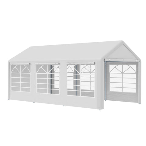 Rootz Pavillon - Outdoor Car Tent - Heavy Duty Car Canopy Shelter - Party Tent with 8 Steel Legs
