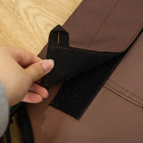 Rootz Dog Bed - Pet Bed - Raised Dog Bed - Outdoor Dog Lounger - Breathable - Taffeta Coffee - 122 x 92 x 108cm