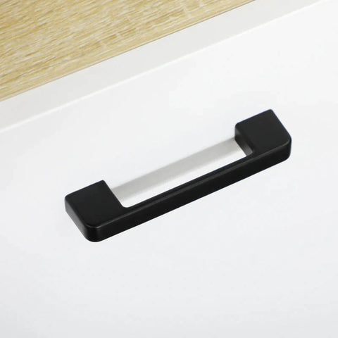 Rootz Bathroom Cabinet - 2 Cabinets - 2 Shelves - Multi-purpose Cabinet - Tall Cabinet - White + Natural - 60 cm x 33.5 x 183 cm