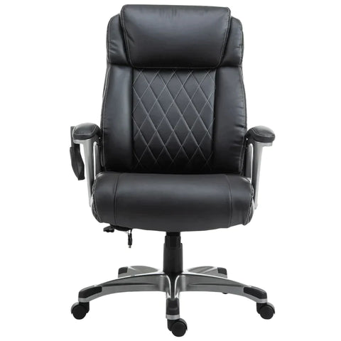 Rootz Massage Office Chair - Office Chair - Massage Chair - Swivel Chair - 70 cm x 76.5 cm x 124 cm