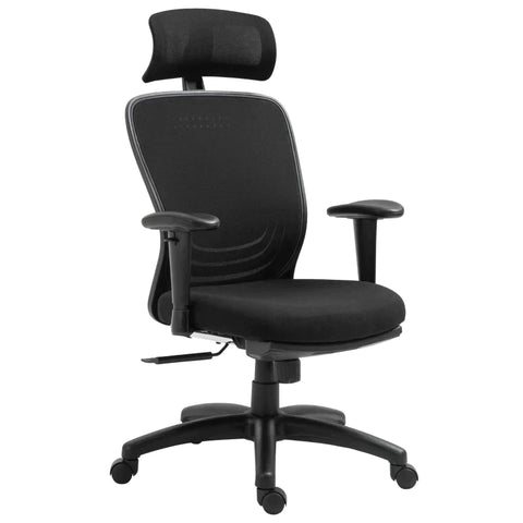Rootz Office Chair - Desk Chair - Computer Chair - Home Office Chair - Ergonomic Chair - Black - 68x72x110-118 cm