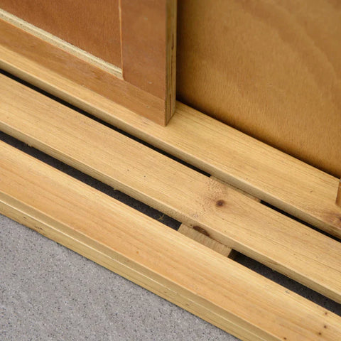 Rootz Beach Chair - 2 People With Reclining Backrest - Decorative Cushions - Back Cushions - Footrest Cushions - Wood - PE Rattan - Polyester - Foam - Light Grey - 118 x 79 x 160cm